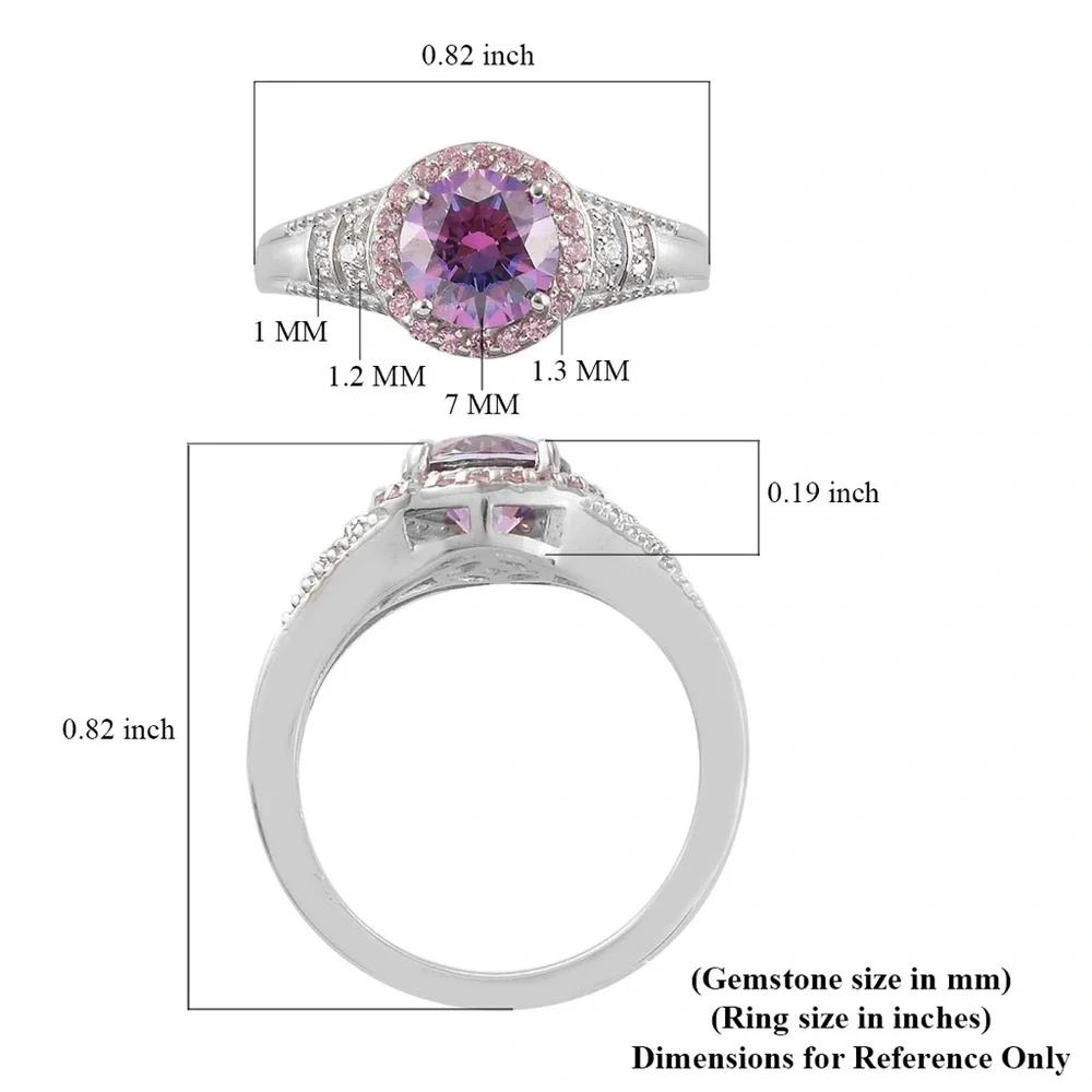 Swarovski ctw platinum